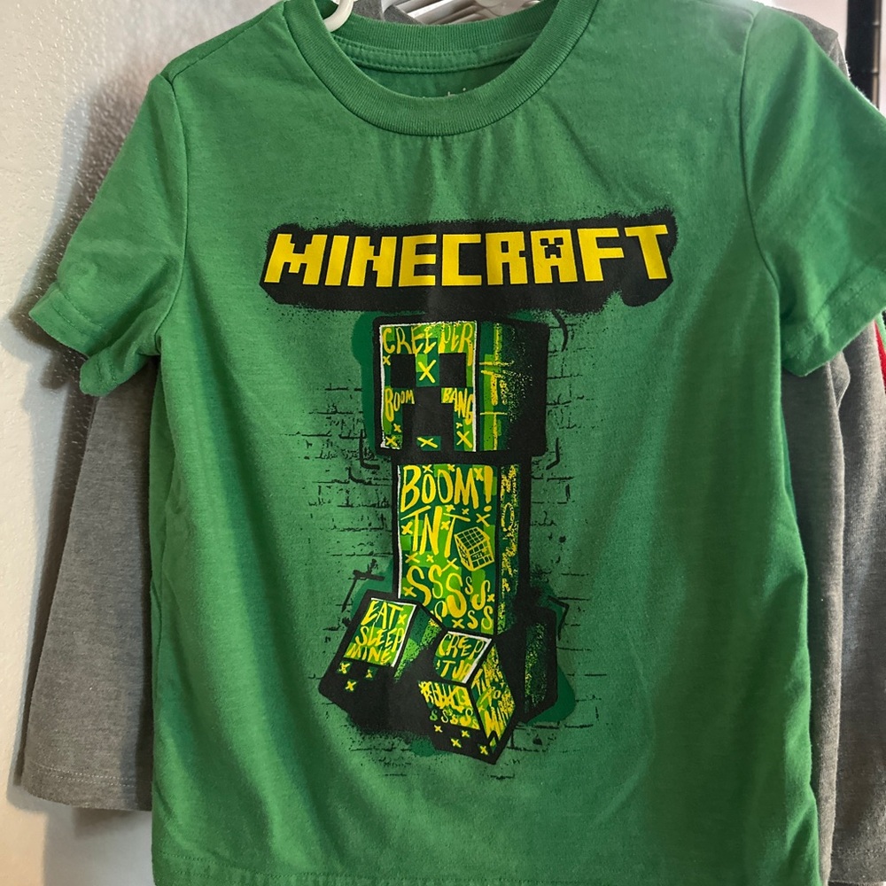 [14 Item Bundle] Kids Graphic Tees, Zip Up & Hooded Towel